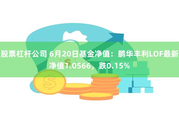 股票杠杆公司 6月20日基金净值：鹏华丰利LOF最新净值1.0566，跌0.15%