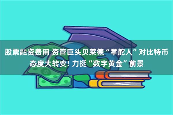 股票融资费用 资管巨头贝莱德“掌舵人”对比特币态度大转变! 力挺“数字黄金”前景