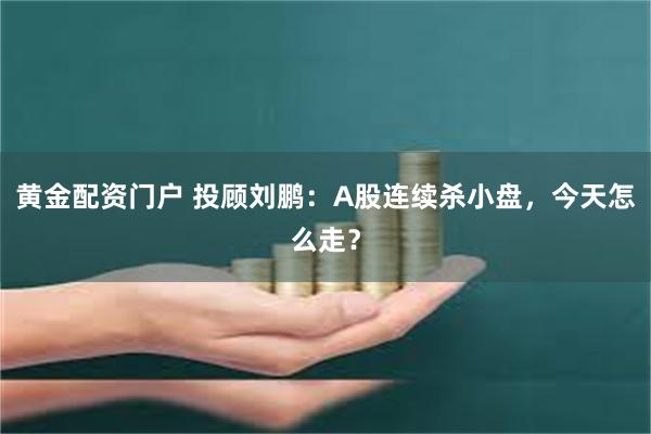 黄金配资门户 投顾刘鹏：A股连续杀小盘，今天怎么走？